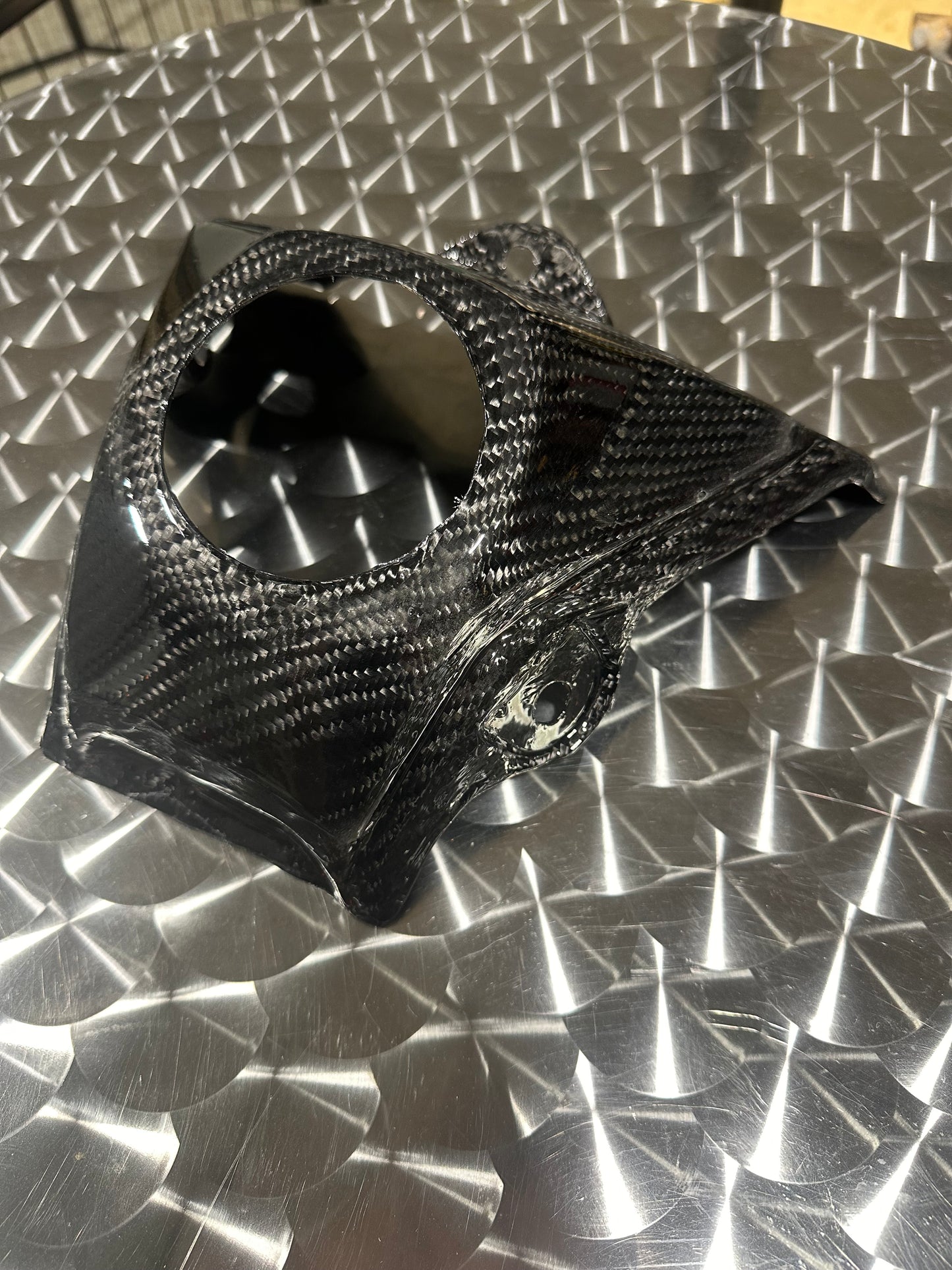 Carbon fiber tank cover
