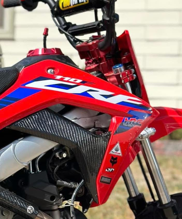 NEW! Red carbon fiber shrouds