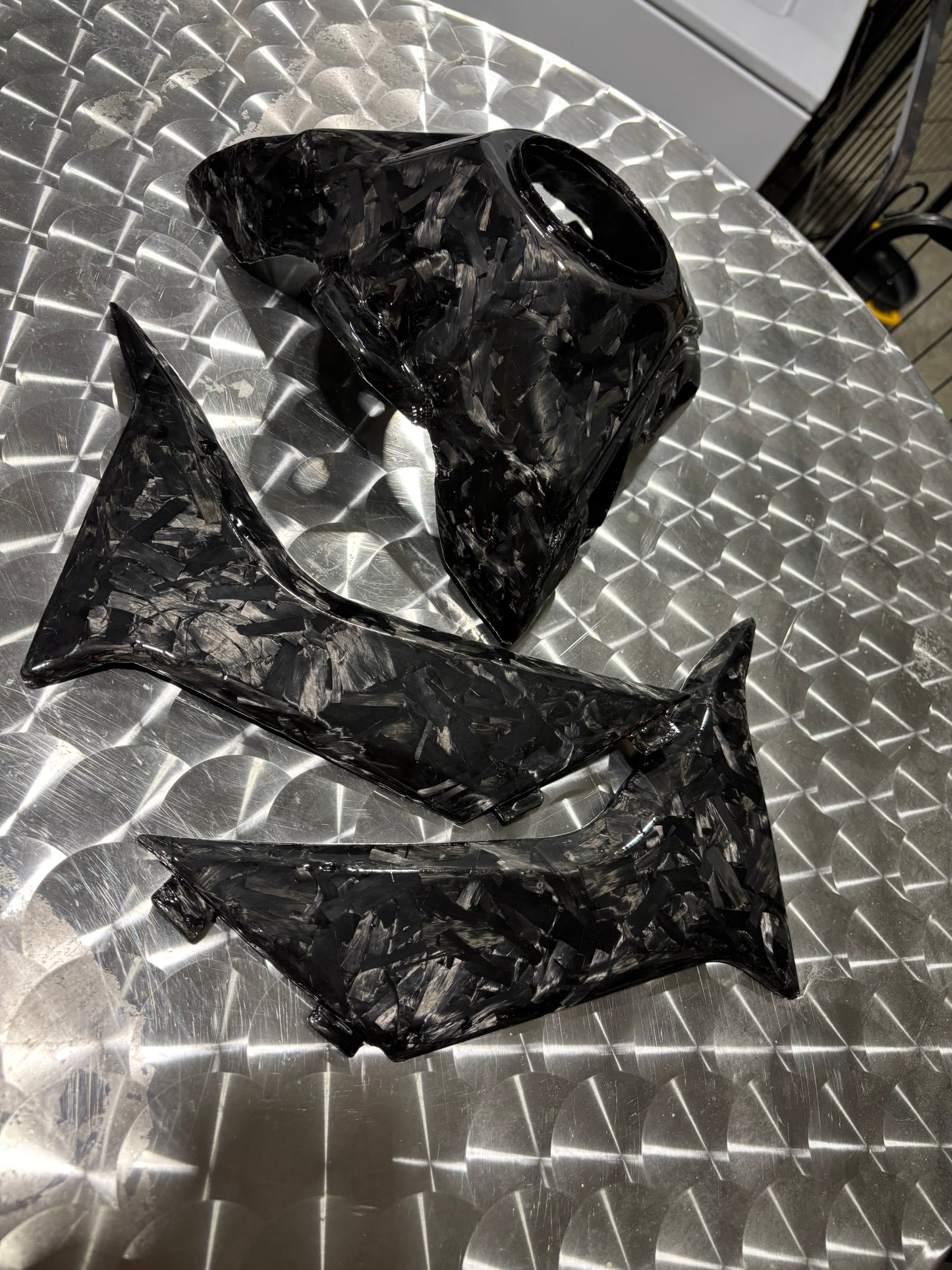 CRF 110/125F Carbon fiber shroud and tank cover set