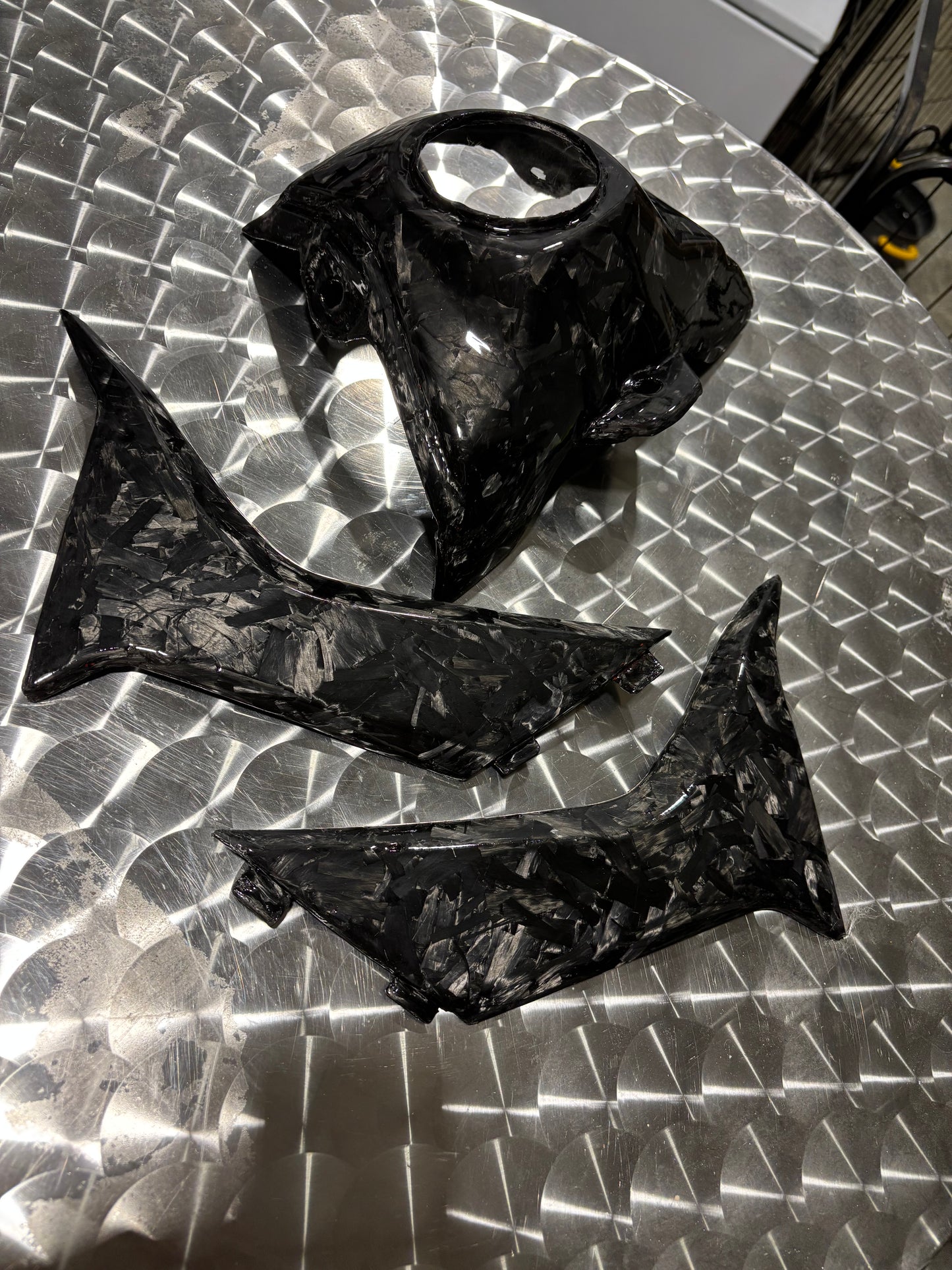 CRF 110/125F Carbon fiber shroud and tank cover set