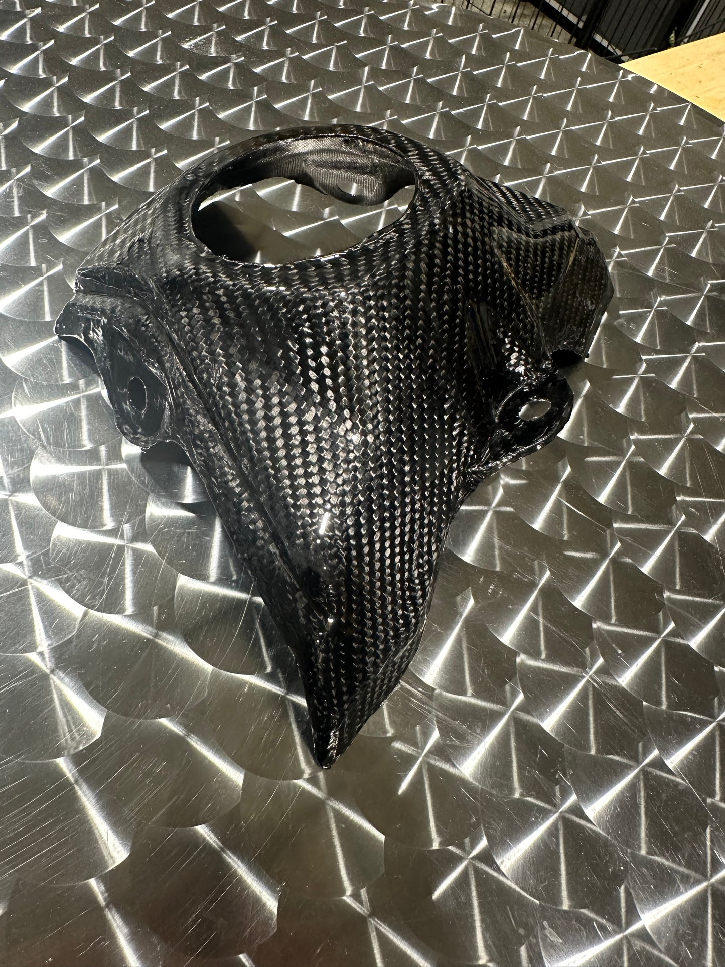 Carbon fiber tank cover