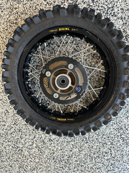 CRF 110 Fully built wheel set