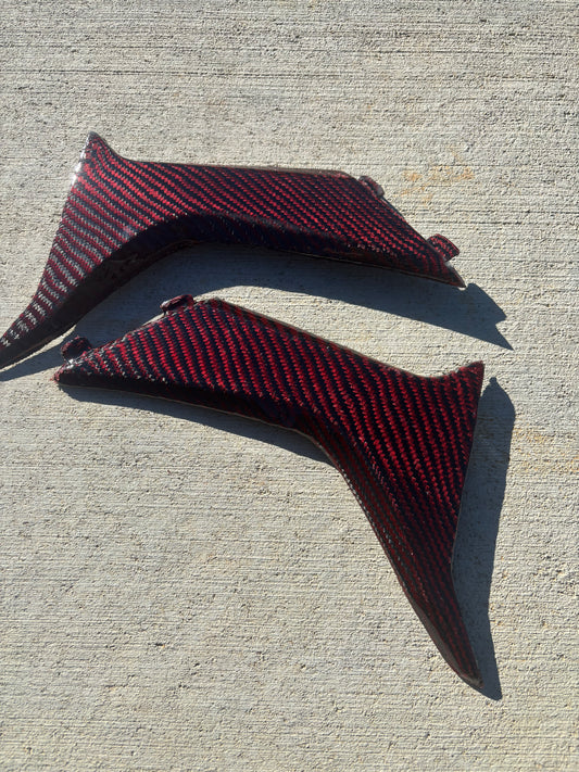 NEW! Red carbon fiber shrouds
