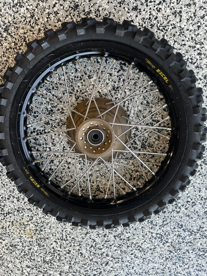 CRF 110 Fully built wheel set