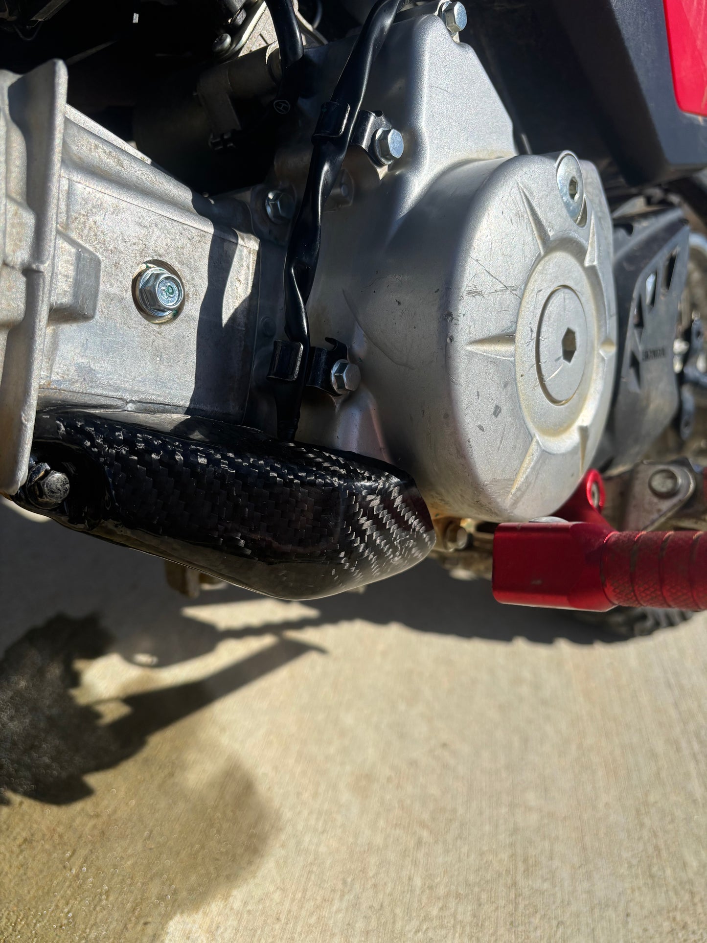 NEW! CRF 110 Carbon fiber temp sensor cover