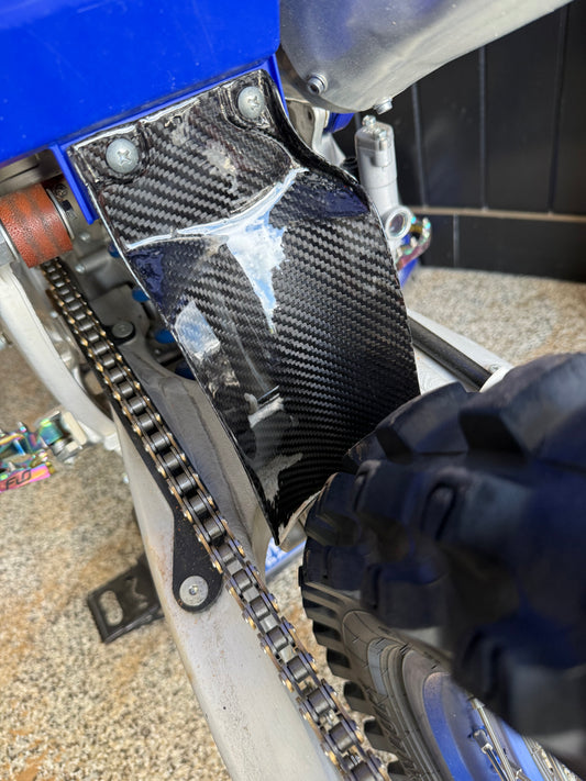 YZ 250/450F carbon fiber mud flap