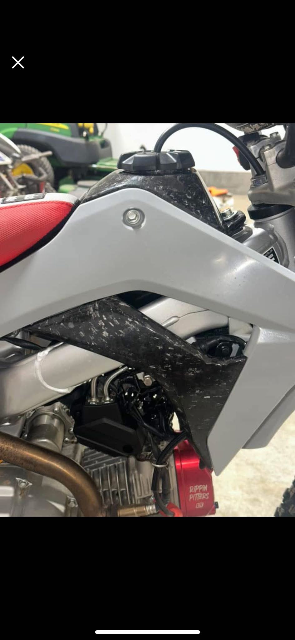 CRF 110 Carbon fiber shrouds